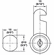 Hafele Cam Lock, 16 mm (5/8"), Keyed Cabinet Locks - SC Series, Keyed different, Item# 235.20.200, 23520200, 235-20-200