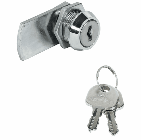 Hafele PIN code lock, With fixed plate cylinder, with straight locking cam, Nut fixing, standard profile, 60-001-keyed alike, closure direction 180°, 1 (2–8), door thickness ≤20 mm, thread length 26 mm, Item# 235.74.461, 23574461, 235-74-461
