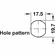 Hafele PIN code lock, With fixed plate cylinder, with hook cam, Nut fixing, standard profile, 60-001-keyed alike, closure direction 180°, 1 (2–8), door thickness max. 21 mm, Item# 235.74.481, 23574481, 235-74-481