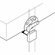 Hafele Drawer Catches, for central locking rotary cylinder, For central locking systems, Left hand, Item# 237.16.752, 23716752, 237-16-752