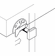 Hafele Drawer Catches, for central locking rotary cylinder, For central locking systems, Left hand, Item# 237.16.752, 23716752, 237-16-752