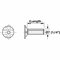 Hafele Arresting Pin, for Installation in Lockbar, Timberline- Modular Removable Core Locking System, Length: 9.5 mm (3/8"), Item# 237.22.714, 23722714, 237-22-714