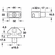 Hafele Central Locking System Body, Double Door Application, Rail mount lock for cylinder module system, Item# 237.46.053, 23746053, 237-46-053