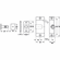 Hafele Furniture Lock, EFL 1/1C, Dialock, Mains-Operated Lock, with plastic locking bolt, EFL 1 without feedback contact, cable length: 3 m, Item# 237.56.002, 23756002, 237-56-002