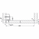 Hafele Furniture Lock, EFL 1/1C, Dialock, Mains-Operated Lock, with plastic locking bolt, EFL 1 without feedback contact, cable length: 3 m, Item# 237.56.002, 23756002, 237-56-002