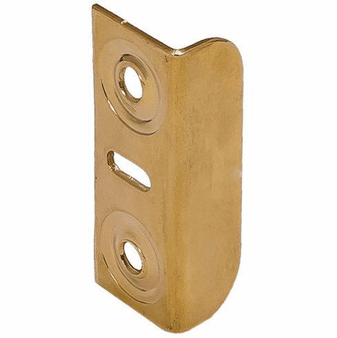 Hafele Strike Plate, Steel, 33 x 12 mm, Brass-plated, Item# 239.40.507, 23940507, 239-40-507