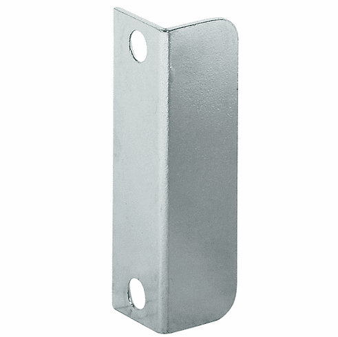 Hafele Strike Plate, Angled, 12 mm, Nickel, Item# 239.41.013, 23941013, 239-41-013