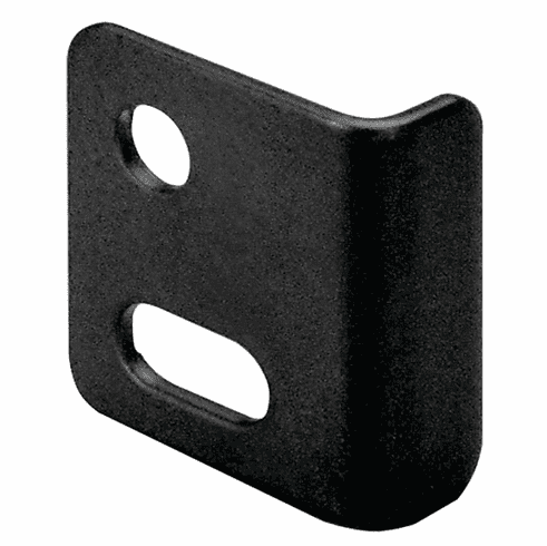 Hafele Angle Strike, 90, Screw-Mounted, 22 x 12 mm, Timberline- modular removable core locking system, Black, Item# 239.61.311, 23961311, 239-61-311