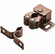 Hafele Double Roller Catch, Low Back, Bronzed, Item# 244.01.107, 24401107, 244-01-107
