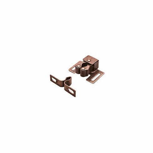 Hafele Double Roller Catch, Low Back, Bronzed, Item# 244.04.100, 24404100, 244-04-100