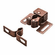 Hafele Double Roller Catch, Low Back, Bronzed, Item# 244.04.100, 24404100, 244-04-100