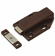 Hafele Magnetic Pressure Push Latch, 2.4 kg Pull, Brown, Item# 245.61.140, 24561140, 245-61-140