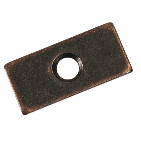 Hafele Strike Plate, for Magnetic Pressure Catches, For wood doors, Bronzed, Item# 245.63.292, 24563292, 245-63-292