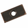 Hafele Strike Plate, for Magnetic Pressure Catches, For wood doors, Bronzed, Item# 245.63.292, 24563292, 245-63-292