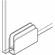 Hafele Strike Plate, for Magnetic Pressure Catches, For glass doors 5-6 mm thick, Black, Item# 245.63.335, 24563335, 245-63-335