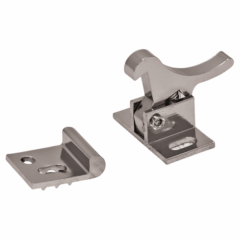 Hafele Elbow Catch, Deluxe Model, Brass, Spring-loaded, Brass, Item# 245.74.201, 24574201, 245-74-201