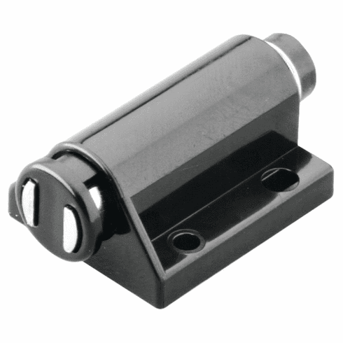 Hafele Magnetic Pressure Push Latch, 0.5 kg Pull, Black, Item# 245.80.310, 24580310, 245-80-310