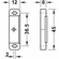 Hafele Magnetic Catch, 4-5 kg Pull, For screw fixing, White, Item# 246.29.712, 24629712, 246-29-712