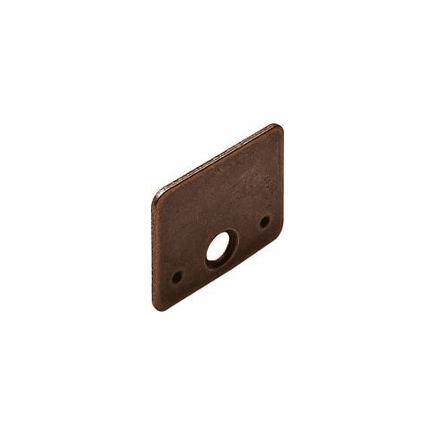 Hafele Strike Plate, for Magnetic Pressure Catches, For wood doors, Bronzed, Item# 246.36.390, 24636390, 246-36-390