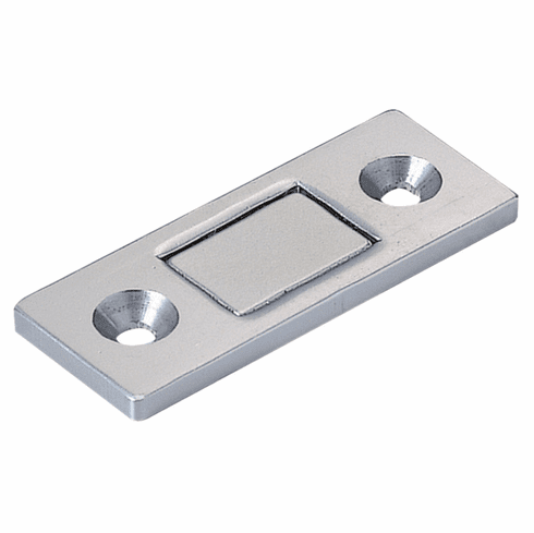 Hafele Magnetic Catch, Ultra Thin, 4 kg Pull, Steel/black; 4 kg holding power, Item# 246.53.300, 24653300, 246-53-300