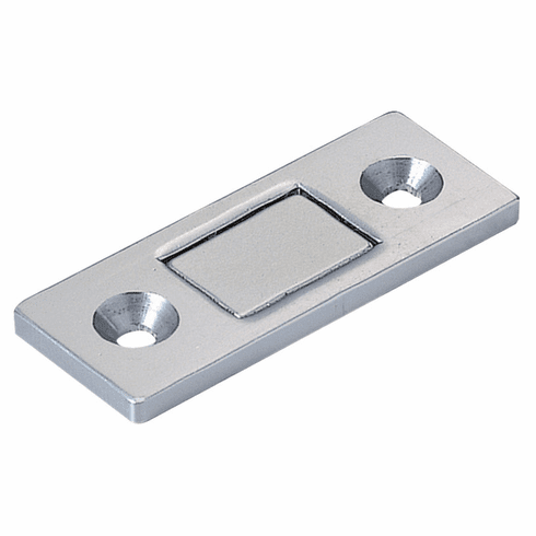 Hafele Magnetic Catch, Ultra Thin, 4 kg Pull, Steel/nickel-plated; 4 kg holding power, Item# 246.53.640, 24653640, 246-53-640