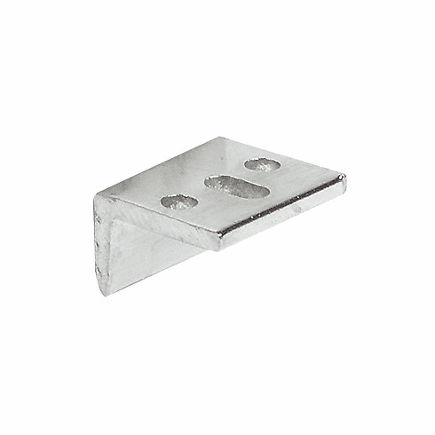 Hafele Strike, Plain Bracket, 3 Screw Holes, Nickel plated, Item# 251.60.703, 25160703, 251-60-703
