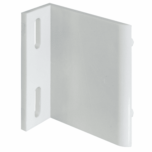 Hafele Rear Panel Bracket, for 32 mm Series Holes, white, Item# 260.12.706, 26012706, 260-12-706