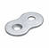 Hafele Connecting Plate, Zinc Plated, Item# 260.22.930, 26022930, 260-22-930