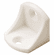 Hafele Angle Bracket, Plastic, White, Item# 260.24.715, 26024715, 260-24-715