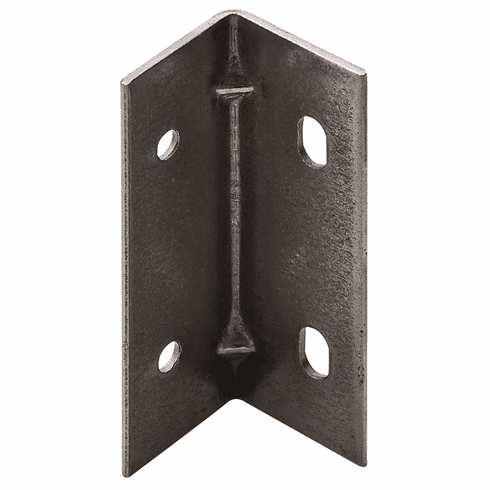 Hafele Angle Bracket, Steel, with Slots, Unfinished, Item# 260.25.027, 26025027, 260-25-027