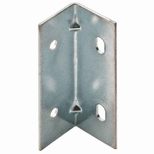 Hafele Angle Bracket, Steel, with Slots, Zinc-plated, Item# 260.25.927, 26025927, 260-25-927