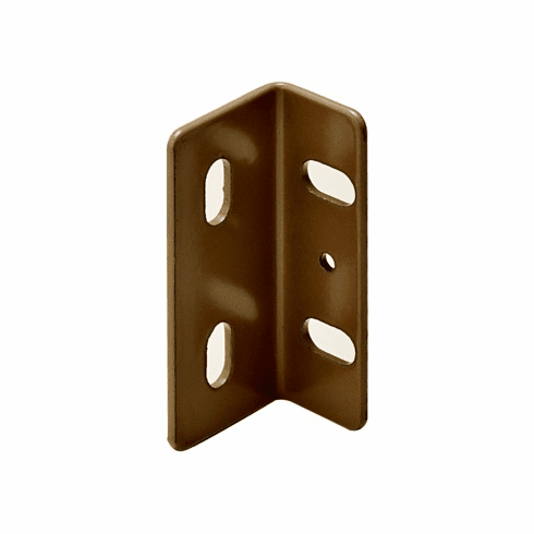 Hafele Kolbe Korner, Connecting Bracket, Steel, 19 x 38 mm, Bulk, Tan, Item# 260.26.141, 26026141, 260-26-141