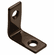 Hafele Angle Bracket, Epoxy Coated, 27 x 27 x 15 mm, steel, Brown, Item# 260.35.140, 26035140, 260-35-140