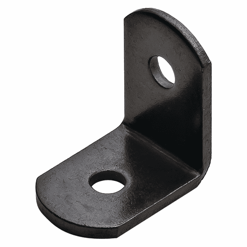 Hafele 260.35.322 Angle Bracket, steel, black oxide, 14 gauge (1 piece), 26035322, 260-35-322
