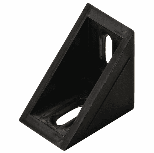 Hafele Corner Bracket, Plastic, Black, Item# 260.47.300, 26047300, 260-47-300
