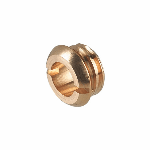 Hafele Sleeve, for Giro-Bolt Lock, Brass, Unfinished, Item# 261.05.984, 26105984, 261-05-984