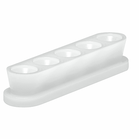 Hafele Dovetail Connector, Long Sleeve for Screw Mounting, Plastic, white, without positioning dowel, Item# 261.30.780, 26130780, 261-30-780