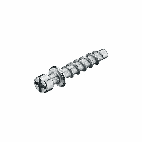 Hafele Connecting Bolt, Tofix, with Special Thread, For wood thickness: 18–25 mm, bright, Item# 261.95.010, 26195010, 261-95-010