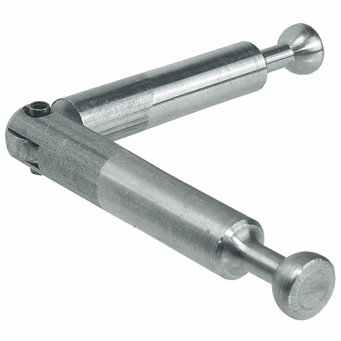 Hafele Miter Joint Connector, Minifix®, for Twin Mounting, Double-Ended Bolt, Double-ended bolts, Drilling dimension B: 44 mm, Item# 262.12.939, 26212939, 262-12-939