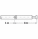 Hafele Miter Joint Connector, Minifix®, for Twin Mounting, Double-Ended Bolt, Double-ended bolts, Drilling dimension B: 44 mm, Item# 262.12.939, 26212939, 262-12-939