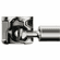Hafele Connector Housing, Häfele Minifix 12, zinc alloy, without rim, Unfinished, Item# 262.17.020, 26217020, 262-17-020