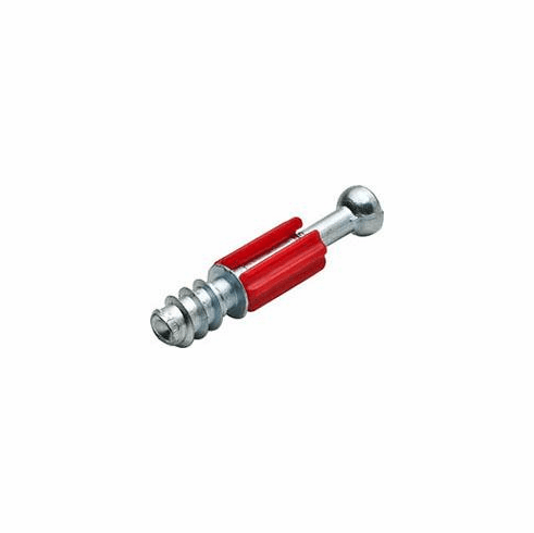 Hafele Connecting Bolt, S200, reduced play, System Minifix®, for drill hole Ø: 5 mm, With bolt head Ø 6.5 mm, 24 mm drilling distance, zinc-plated, Item# 262.27.679, 26227679, 262-27-679