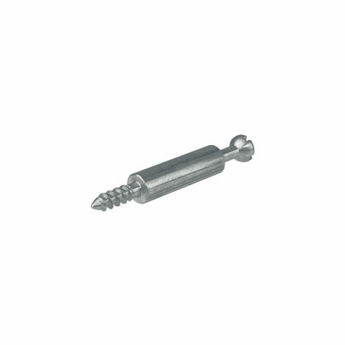 Hafele Connecting Bolt, Turned, Minifix System, With special thread, Drilling distance B: 34 mm, galvanized, thread length L: 15 mm, Item# 262.28.839, 26228839, 262-28-839