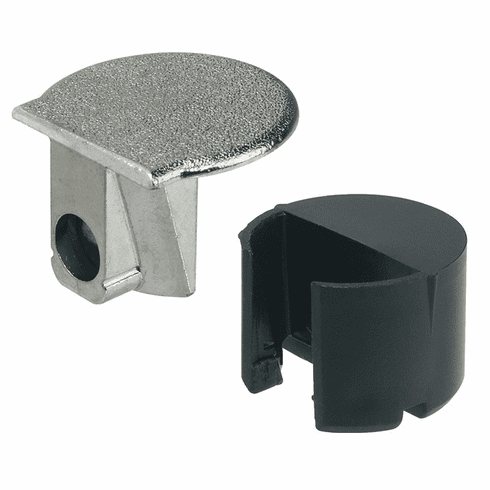 Hafele RTA and Shelf Connector, Rasant-Tab, for drill hole  5 mm, For wood thicknesses: from 19+mm, nickel-plated, Item# 262.36.520, 26236520, 262-36-520