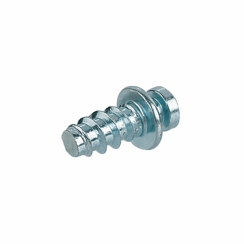 Hafele Modular Screw, with Special Thread, Steel, Hole 5 mm, 12.7 mm length, Model #2055, Item# 262.47.807, 26247807, 262-47-807