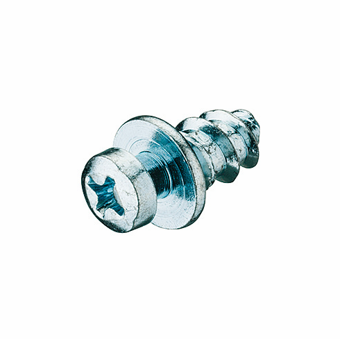 Hafele Modular Screw, with Special Thread, Steel, Hole 5 mm, 10 mm length, Item# 262.47.887, 26247887, 262-47-887