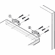 Hafele Connecting Screw, modular, for installation in metal, With self-tapping thread, For housing width 11-13 mm, thread Diameter: 3/16", Item# 262.47.969, 26247969, 262-47-969