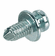 Hafele Connecting Screw, modular, for installation in metal, With self-tapping thread, For housing width 11-13 mm, thread Diameter: 3/16", Item# 262.47.969, 26247969, 262-47-969