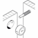 Hafele Recessed Universal Connector, Confa 35, Ixconnect, Wood thickness 24 mm, Item# 262.69.009, 26269009, 262-69-009