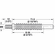 Hafele Connecting Bolt, Confa 35, Ixconnect, 55, Item# 262.69.045, 26269045, 262-69-045